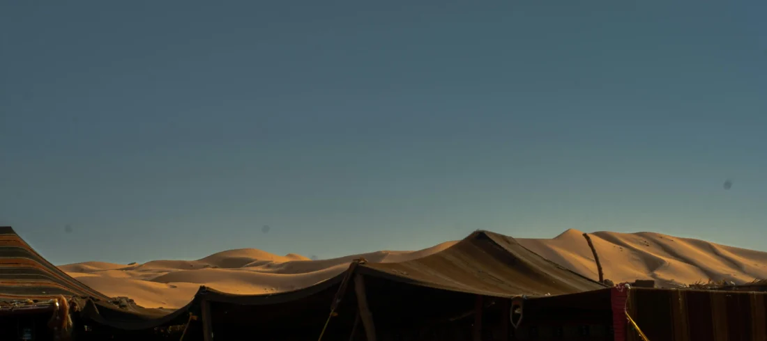 tent of desert nomads Path To Morocco